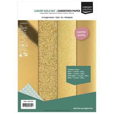 Vaessen Creative Cardstock (Textur) - Luxury Gold
